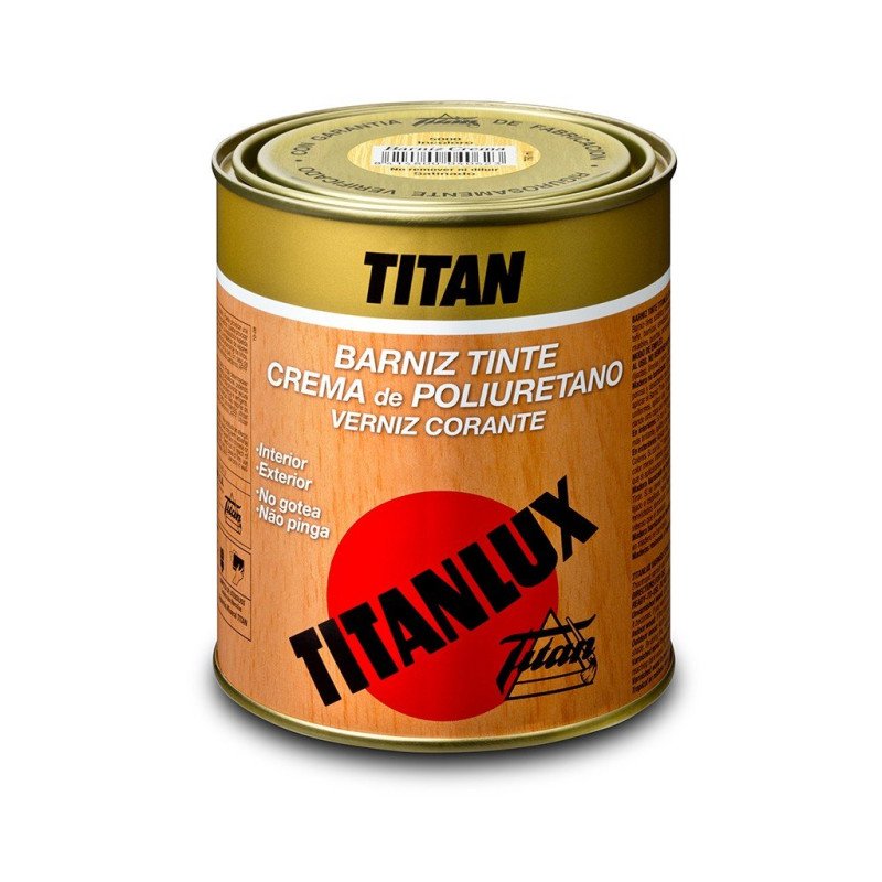 Barniz Titanlux crema poliuretano satinado