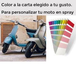 Kit para pintar tu moto con spray color a la carta
