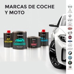 Combo pintura bicapa + barniz + catalizador