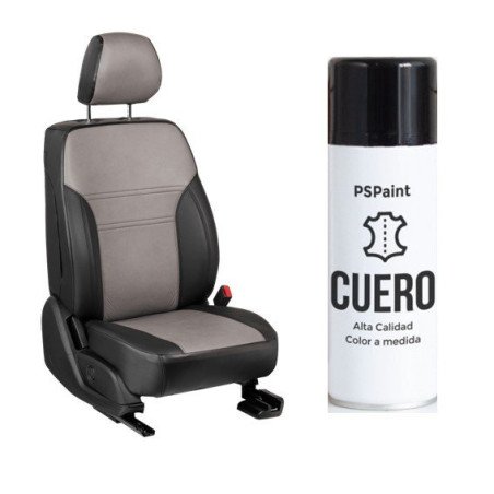 Spray pintura asientos de cuero y polipiel