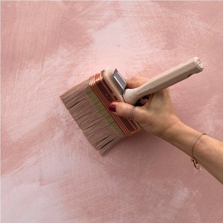 Brocha para efectos decorativos en paredes