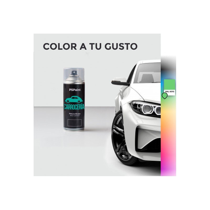 Spray pintura monocapa carrocería a medida