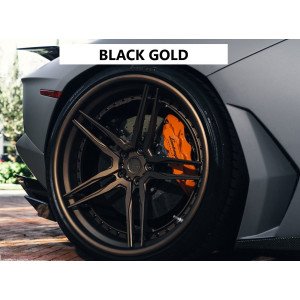 Combo pintura llantas bote: negros metalizados