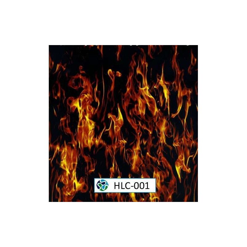 Film hidroimprimir diseños llamas y calaveras