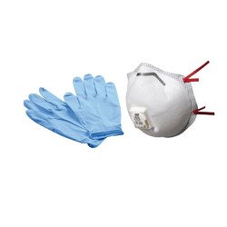Combo mascarilla + guantes nitrilo