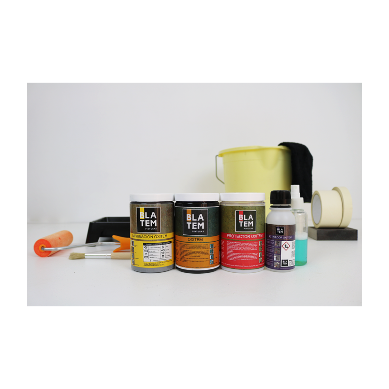 Kit pintura efecto óxido superficies grandes